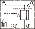 原理图为太阳液压的先导式溢流阀，型号为：HVCA8。
